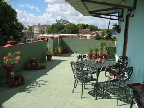 'Roof terrace' Casas particulares are an alternative to hotels in Cuba.